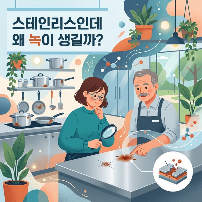 ai thumbnail illustration 스테인리스인데 왜 녹이 생길까 1787509882