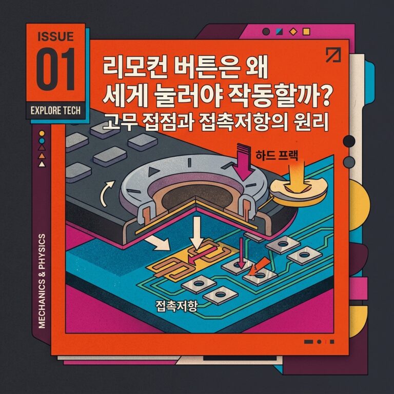 ai thumbnail poster 리모컨 버튼은 왜 세게 눌러야 작동할까 고무 접점과 접촉저항의 원리 1787515980